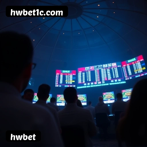 Apostas esportivas na hwbet — ilustração editorial
